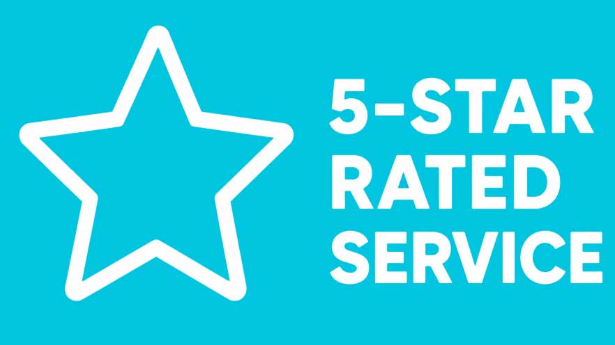 5 Star Rated Service